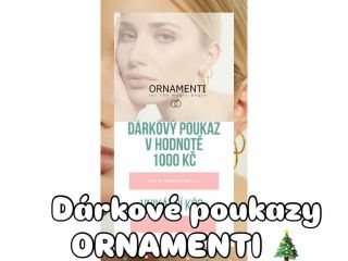 Dárkové poukazy za chvilku ve vašem mailu - ideální a rychlý dárek k Vánocům 🎄🎁 #ornamenti #ornamentisperky #vánoce...